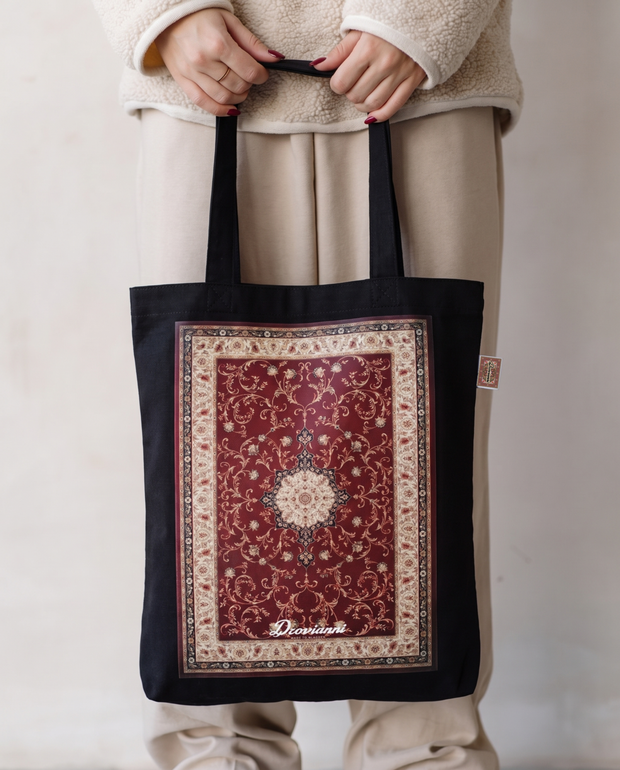 Bag with rug